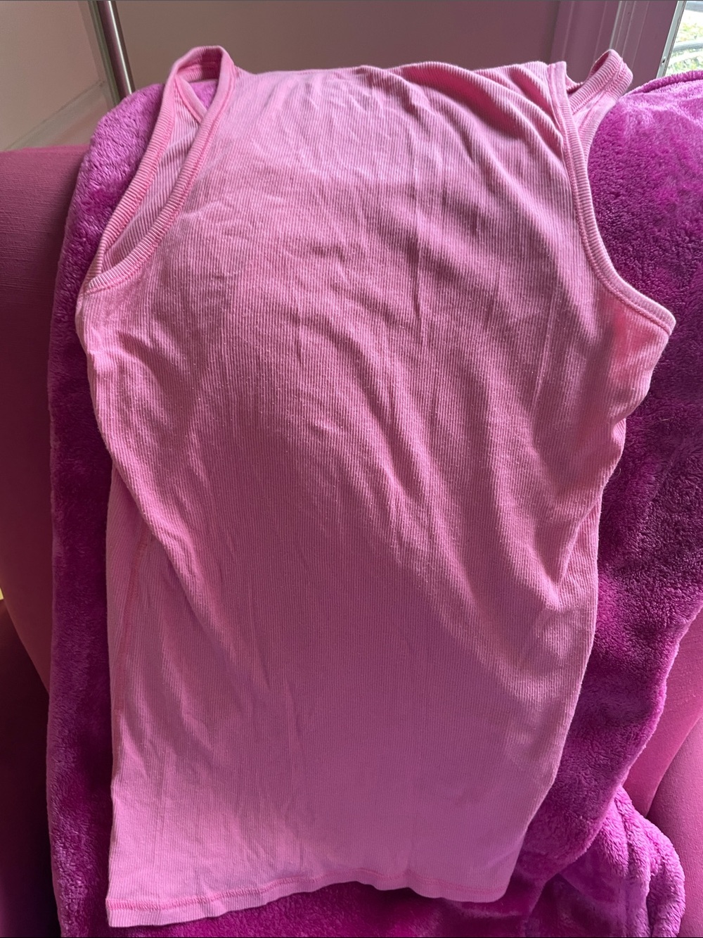 Victoria's Secret Pink Rhinestone Logo Tank Top - Picture 3 of 3